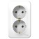 Double SE BLANCA, 16 A, 250 V, invoice, with salary, IP20, white, Blnra0102010201020