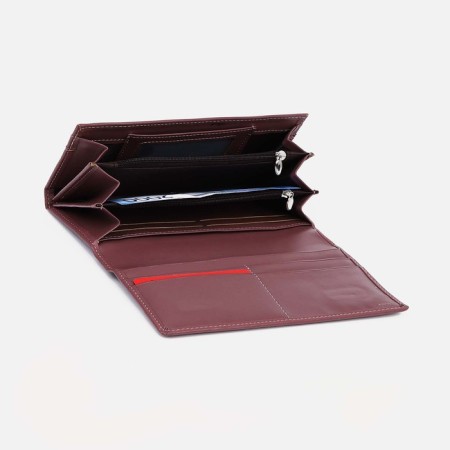 Women's wallet on magnets, powder color-2