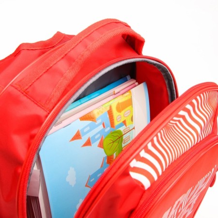 School backpack with an ergonomic back, 37x26x15 cm, Avengers-7