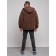 Plush jacket, size 56, brown color