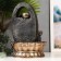 The desktop fountain from the network, Lakshmi backlight in the arch with waterfall 40x27x27 cm