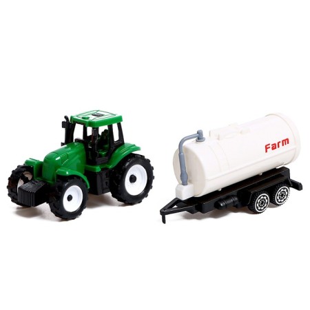 Game set "Farm", tractor, shed and animals-5