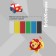 Plasticine 6 colors, 96 g, Erichkrause Basic, in cardboard packaging