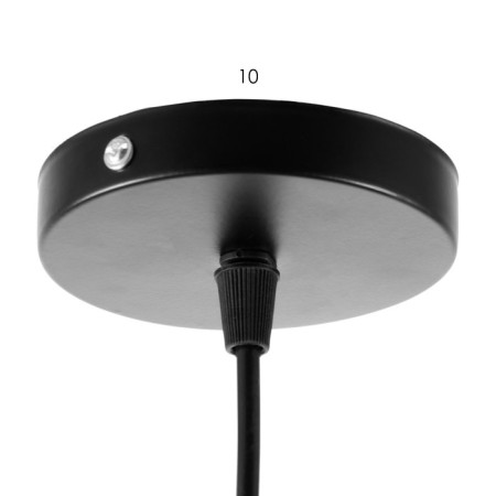 Lamp Bayerlux 2750/1 E27 40W Black 24x24x27-127 cm-5