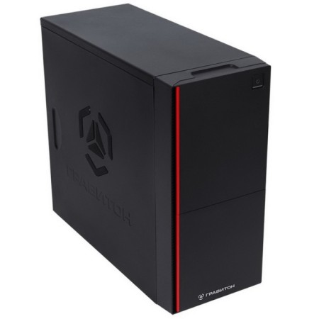 Computer Graviton D50i, G5400, 8 GB, SSD 256 GB, UHD 610, Noos, Black-1