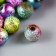 Beads for creativity plastic "rough ball of gasoline color" set 10 grams d = 0.6 cm