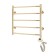 Domoterm electric heated towel rail "Calipso" P5, 500x500 mm, right, gold