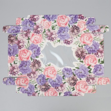 Gift box, packaging, "peonies", 32 x 24 x 9 cm-5