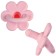 The dummy is whole -diligent, from 0 months, classic, pink color
