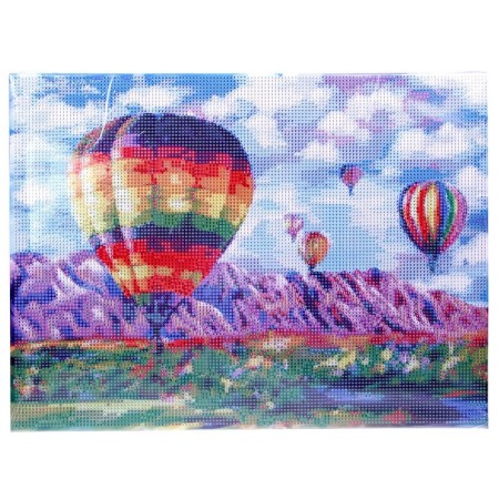 Diamond mosaic with a complete filling on the subframe "Balls", 30 x 40 cm-3