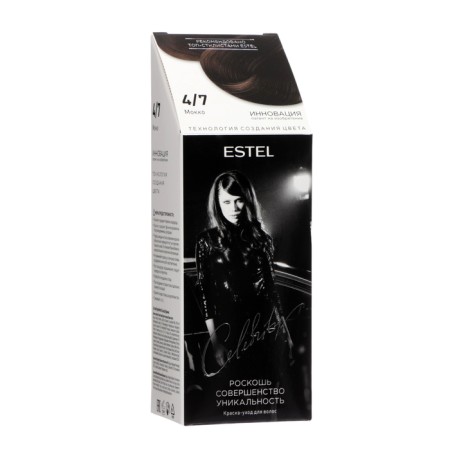 Claus for hair Estel Celebrity tone 4/7, mokko-1
