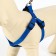 Set "Basis", leash 120 x 1.5 cm, OG 32-46 cm, blue