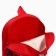 The backpack of the textile is a pocket 25*24*9cm, Spider-Man