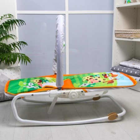 Swear-rocking chair for newborns "Pets", game arc, removable toys mix-7