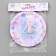 Disposable paper plate "2 years old" bunny, set 6 pcs, 18 cm