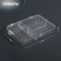 Organizer for decor, 3 sections, 11.2 × 8 × 2.2 cm, the color is transparent