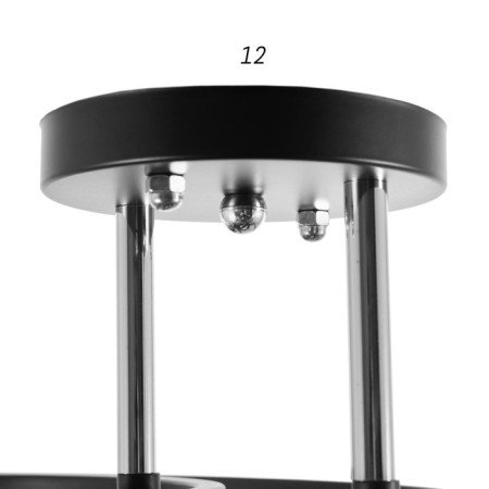 Chandelier 673142/3 E27 40W Black-Khrom 60x14x25.5 cm Bayerlux-4