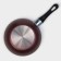 Flot Dilan PROMO, D = 16 cm, plastic handle, anti -stick coating, burgundy color