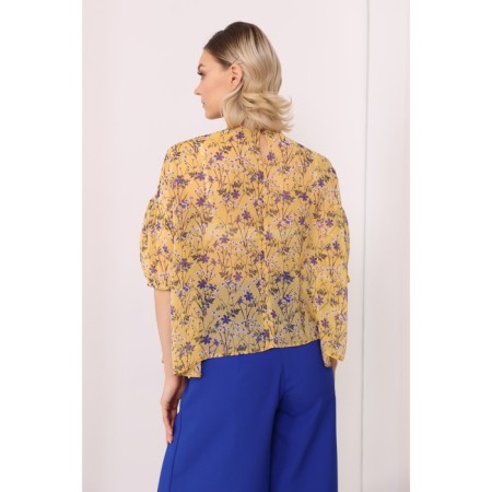 Blouse with ruffles, size 48-2