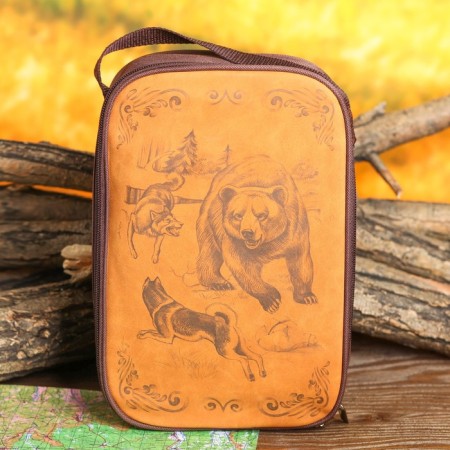 Set "Bear and Dogs", thermos 500 ml, mug 2 pcs-3