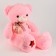 Soft toy "Bear", with stars, 80 cm, pink color