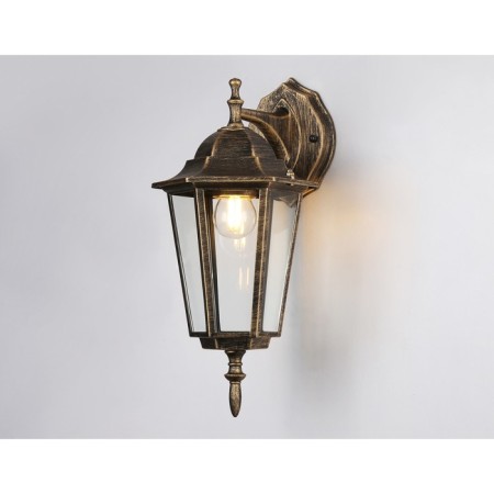 Street wall lamp Ambrella Garden St2019, E27, Color Gold, Black, Transparent
