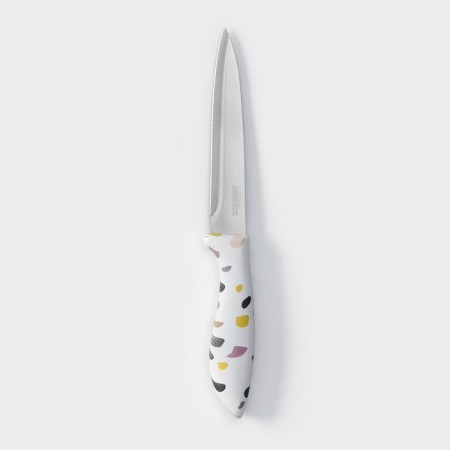 Knot Comeland Sparkle Dolyana Kitchen, blade 12.5 cm, white color-2