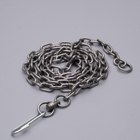 A chain for leaning dogs, 3 m, caliber 6 x 27 mm, black-1