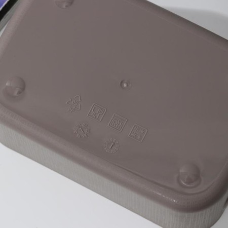 Storage box with the infinity lid, 20 × 29 × 14.5 cm, 6.2 l, the color is French gray color-3