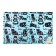 Rug for a bowl "Pigger" 43 x 28 cm "Cats painted"