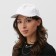 Women's cap minku with rings white color, rr 56-58