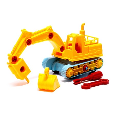 Designer machine "Excavator", 33 parts, mix-11