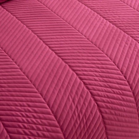 A set with a bedspread "Adonis", size 230x250 cm, 50x70 cm - 2 pcs, Bordeaux color-3