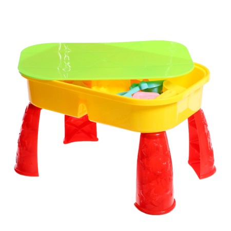 Set for playing in the sand "We play merrily", with a table, 11 items-2