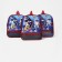 Children's backpack on lightning, 1 outer pocket, insert mix, colorful/red color