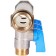 Collector Stout SMB 6211 341203, 1/2 ", 3 exits, with ball valves 3/4", blue pens