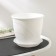 Pot for flowers with the pallet "Venice", 2 l, d = 16 cm, white color