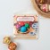 Easter set "Decorative stand for 4 eggs"