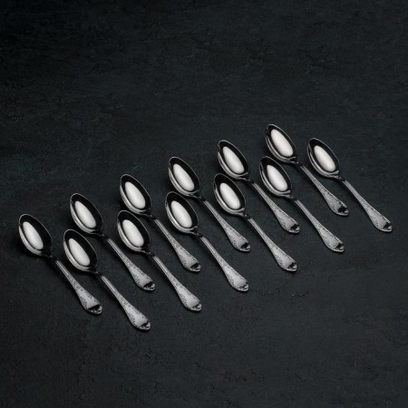 A teaspoon "Ambassador", h = 14.5 cm, thickness 2 mm, silver color-3