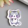 A set of buttons for creativity is a tree "Kitten - Hello!" set 15 pcs 2.7x2.3 cm