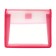 A5 notebook folder (230 x 190 x 50 mm), with Velcro valve, plastic/textiles, calligrata, "muzzle of a cat"