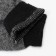 Male wool socks, black color, size 43-46