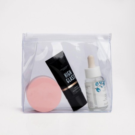 Cosmetic bag with a zip-gl.-4