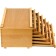 Organizer for pastel Gamma "Studio", 6 levels, 40.6 x 24.9 x 18.5 cm, beech