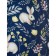 Plaid "Grow together", size 96x87 cm, blue, white color
