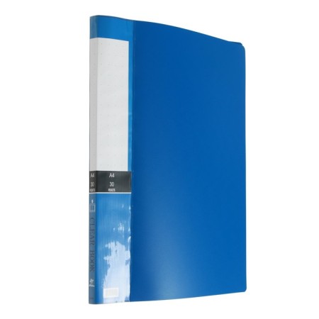 A4 folder, 30 transparent files, 400 μm, mix-5