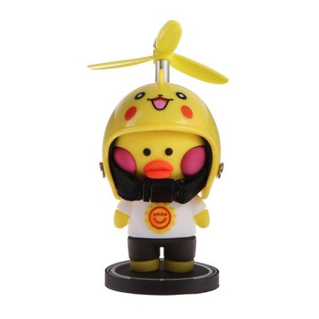 Duck with propeller, yellow color-2