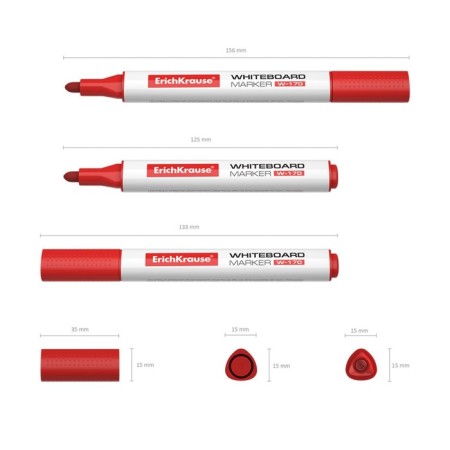 Erichkrause W-170, 2.0 mm boards, alcohol-based ink, red-2