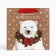 Craft square “New Year's bear”, 22 x 22 x 11 cm, New Year