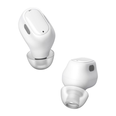 Wireless headphones Baseus WM01, TWS, vacuum, BT5.0, 40/300 mAh, microphone, white-1